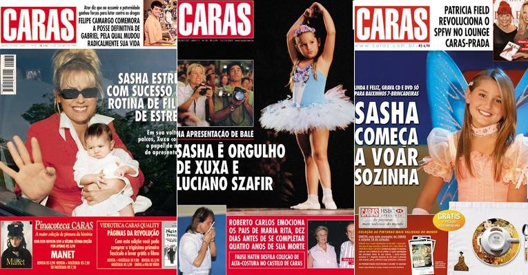 Relembre a história de Sasha Meneghel nas capas de CARAS - Arquivo CARAS