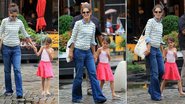 Katie Holmes e Suri Cruise passeiam e almoçam por Nova York, nos Estados Unidos - Splash News splashnews.com