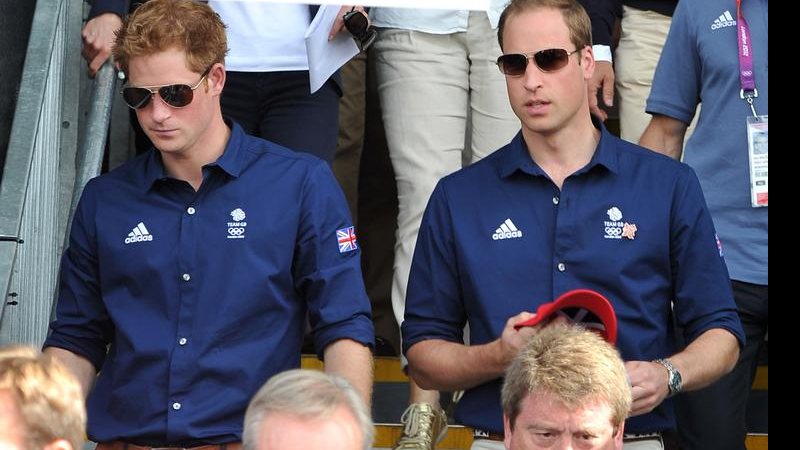 Príncipes Harry e William - Getty Images