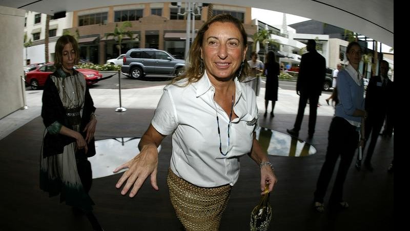 Miuccia Prada, diretora criativa da Prada e da Miu Miu - Getty Images