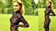 Bar Refaeli: look sexy em Londres - Twitter/Reprodução