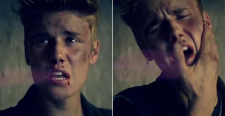 Justin Bieber apanha de sogro em 'As Long As You Love Me' - Reprodução