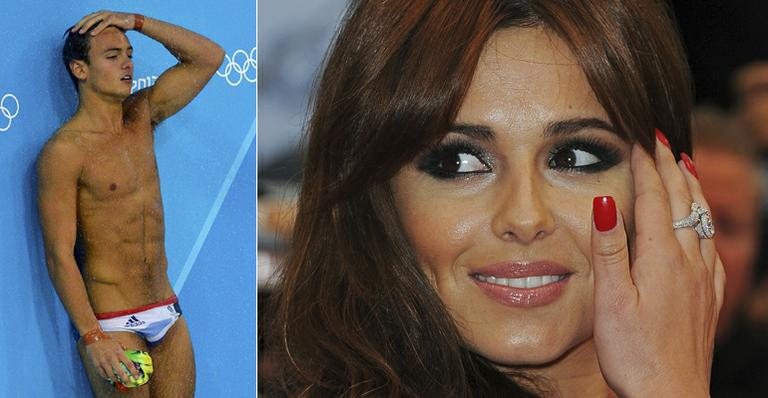 Tom Daley e Cheryl Cole - Reuters e Getty Images