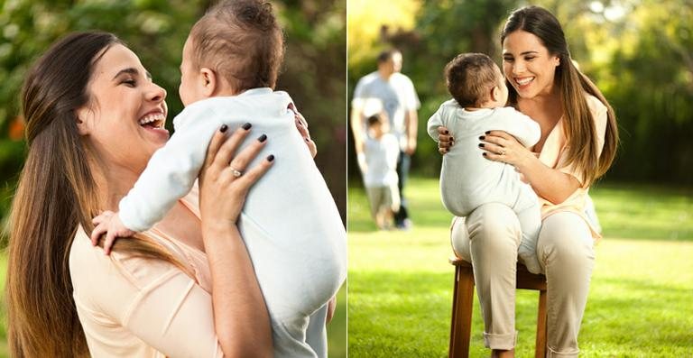 Wanessa com o filho José Marcus - Divulgação