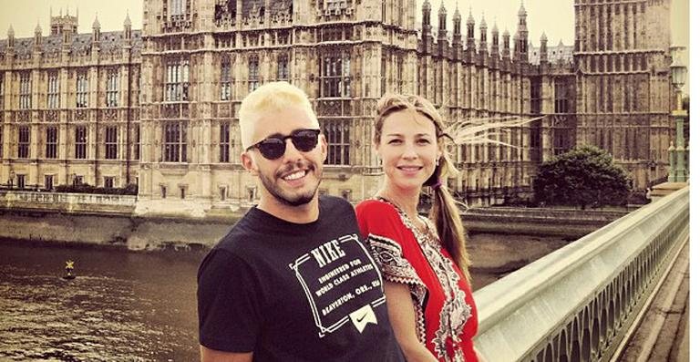 Pedro Scooby e Luana Piovani em Londres - Reprodução / Twitter