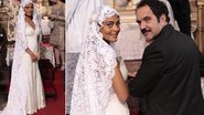 O casamento dos personagens de Juliana Paes e Humberto Martins em 'Gabriela' - Reprodução site Gabriela