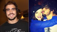 Caio Castro posa ao lado da amiga Giovanna Lancellotti - Foto Montagem