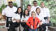 Adriana Birolli, Dig Dutra, Falcão, Luis Salém, Max Fercondini, Milena Toscano e Sérgio Loroza participam da disputa Super Chef Celebridades com Ana Maria Braga - Raphael Mesquita/FotoRioNews