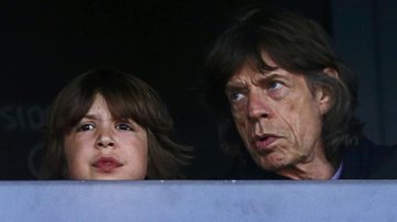 Lucas e Mick Jagger - Reuters