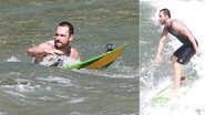 Rodrigo Santoro mostra habilidade no surfe pelo Rio de Janeiro - Delson Silva / AgNews