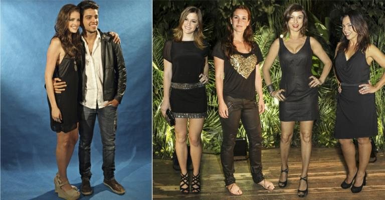 O estilo despojado do elenco realça o tom da noite de confraternização da trama adolescente. - Gianne Carvalho