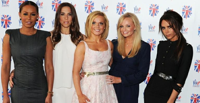 Mel B, Mel C, Geri Halliwell, Emma Bunton e Victoria Beckham - Getty Images