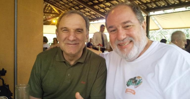 Osmar Santos e Gilbert Stein na Casa da Fazenda, SP. - -