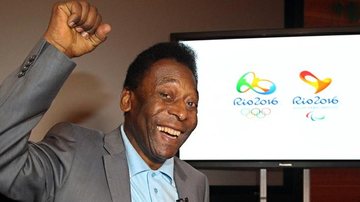 Pelé visita a Casa Brasil - Wander Roberto / Inovafoto / Rio2016