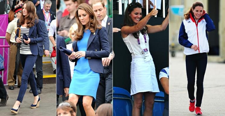 Looks de Kate Middleton na Olimpíada de Londres - Getty Images