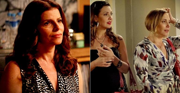 Verônica (Débora Bloch), Olenka (Fabíula Nascimento) e Monalisa (Heloísa Périssé) - Reprodução / TV Globo