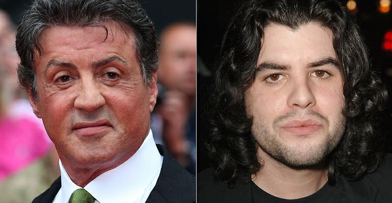 Sylvester Stallone e o filho Sage, morto em julho - Getty Images