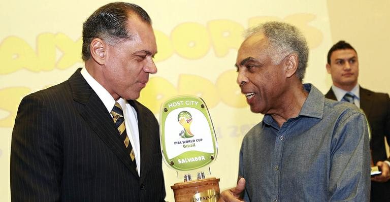 Gilberto Gil foi nomeado pelo prefeito João Henrique como Embaixador de Salvador na Copa de 2014 - Margarida Neide/Divulgação