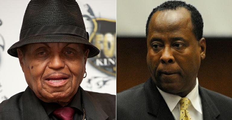 Joe Jackson, pai de Michael Jackson, e Dr. Conrad Murray - Getty Images