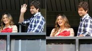 Claudia Leitte deixa hospital com Rafael e Márcio Pedreira - Angelo Pontes/Divulgação