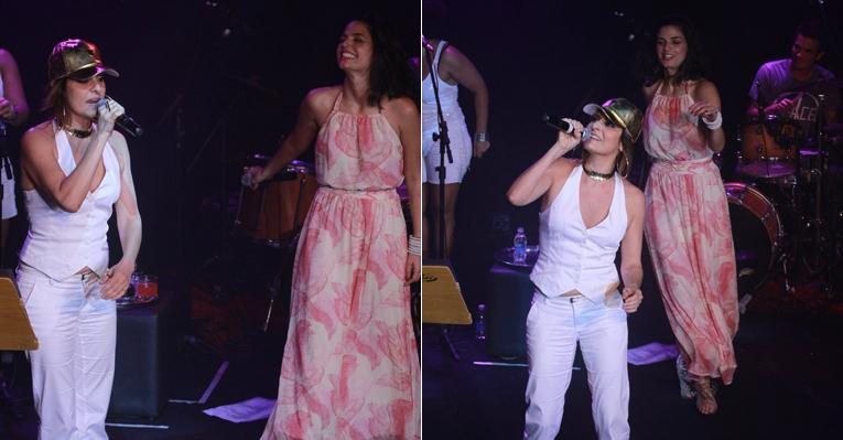 Fernanda Abreu divide o palco com Emanuelle Araújo no Rio - Thyago Andrade / Photo Rio News