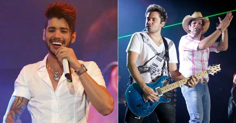 Gusttavo Lima e a dupla Fernando e Sorocaba serão atrações em festival sertanejo em São Paulo - Foto Montagem