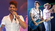 Gusttavo Lima e a dupla Fernando e Sorocaba serão atrações em festival sertanejo em São Paulo - Foto Montagem