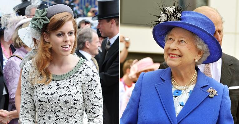 Princesa Beatrice e rainha Elizabeth II - Splash News/Getty Images