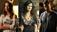 Débora (Nathalia Dill), Beatriz (Carolina Kasting) e Jorginho (Cauã Reymond) - TV Globo