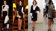 Deborah Secco: fã dos looks branco e preto - Montagem