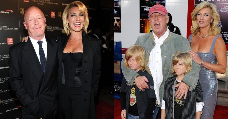 Tony Scott com Donna W. Scott e seus dois filhos - Getty Images