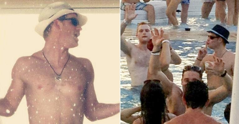 Príncipe Harry curte festa na piscina em Las Vegas - Grosby Group