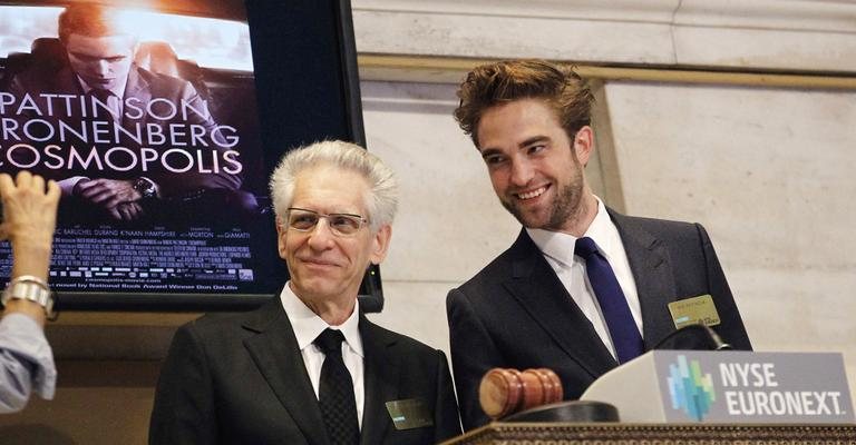 Solteiro após terminar com Kristen Stewart, ele lança o filme Cosmopolis em NY com David Cronenberg. - Splash News