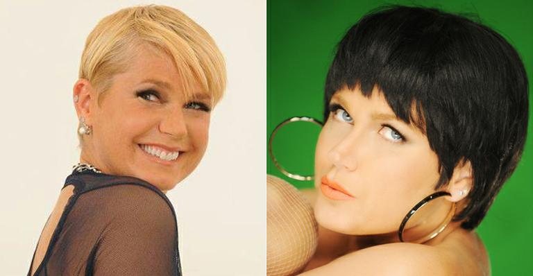 Xuxa loira e com peruca: prestes a revelar novo visual - TV Globo e Facebook