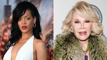 Rihanna e Joan Rivers - Getty Images