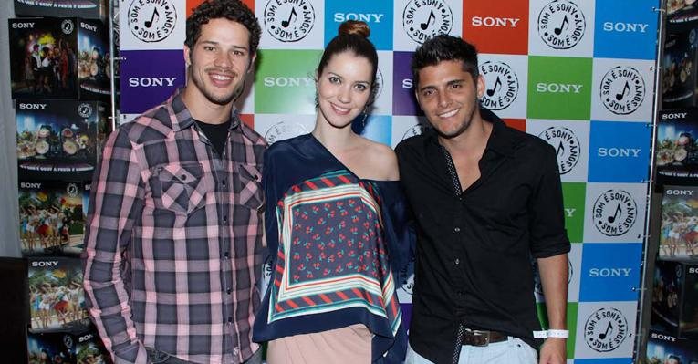 José Loreto, Nathalia Dill e Bruno Gissoni - AgNews