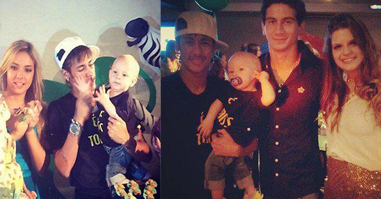 Neymar faz festa para o primeiro aniversário de Davi Lucca - Reprodução/Facebook