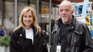 Em St. Moritz, na Suíça, Lara Fabian visita Paulo Coelho no festival que o tem como patrono para afinar parceria. - Look Press