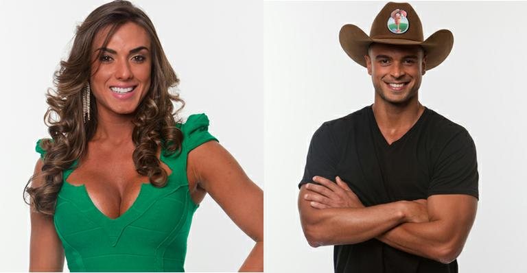 Nicole Bahls e Gustavo Salyer - Edu Moraes / Divulgação Record