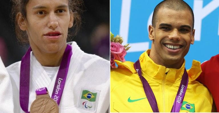 Michele Ferreira e André Brasil - Reprodução CPB/ Getty Images