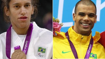 Michele Ferreira e André Brasil - Reprodução CPB/ Getty Images