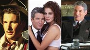 Richard Gere em três momentos: Em Cotton Club (1984); Uma Linda Mulher (1990) e Chicago (2002) - Reprodução