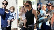 Natalie Portman e Aleph; Victoria Beckham e Harper Seven; Miranda Kerr e Flynn - Grosby Group