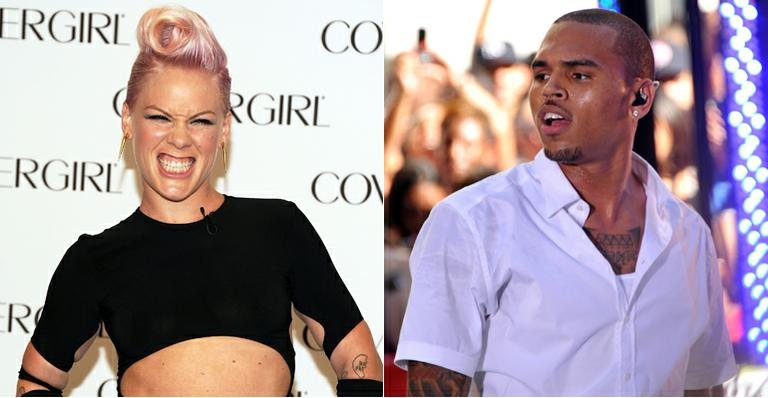 Pink e Chris Brown - Getty Images