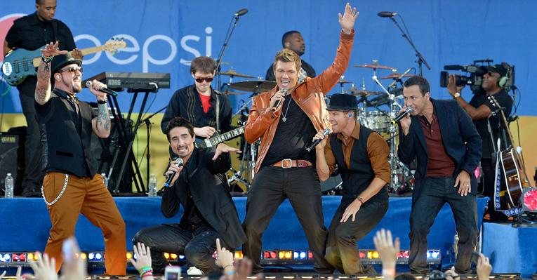 Backstreet Boys se apresentam no programa 'Good Morning America' - Getty Images