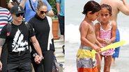 Jennifer Lopez com Casper Smart e os gêmeos Max e Emme - The Grosby Group