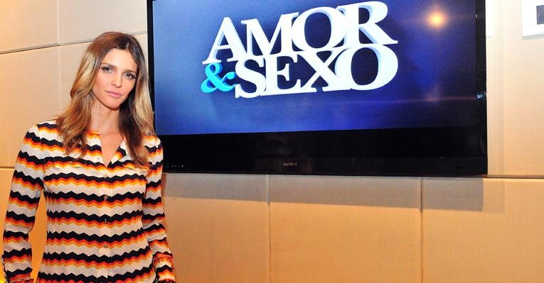 Fernanda Lima é a apresentadora de 'Amor e Sexo' - TV Globo/ João Miguel Júnior