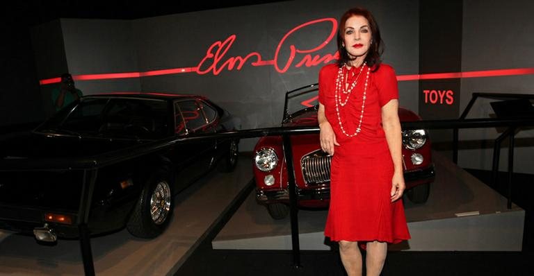 Priscilla Presley na exposição 'The Elvis Experience', em São Paulo - Manuela Scarpa/Foto Rio News