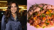 Totia Meirelles ensina receita de arroz com carne seca - Manuela Scarpa / Foto Rio News; Reprodução / TV Globo