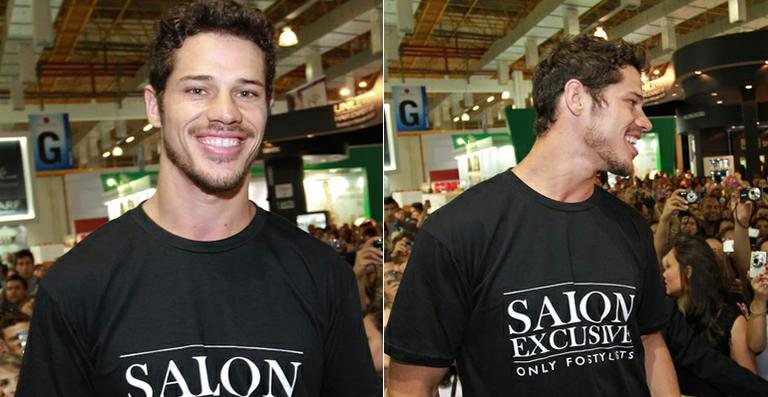 José Loreto na Beauty Fair - Celso Akin e Claudio Augusto / Foto Rio News